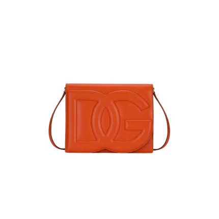Calfskin DG Logo Bag Orange For Women BB7287AW57680244 – 20 Cm/ 7.8 Inches