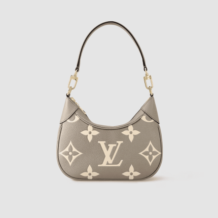 1:1 Replica Louis Vuitton LV Bagatelle Bicolor Monogram Empreinte Leather Luxury Bag For Women M46112 – 22cm/8.7in