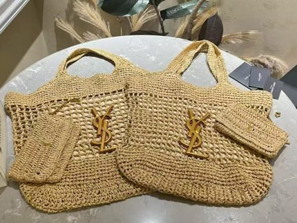 [REP 1:1] Saint Laurent icare in raffia For Women