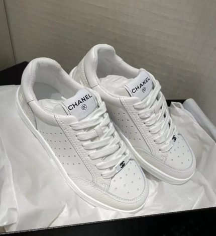 Chanel Sneakers White For Women, Women’s Shoes 0.4in/1cm G39225