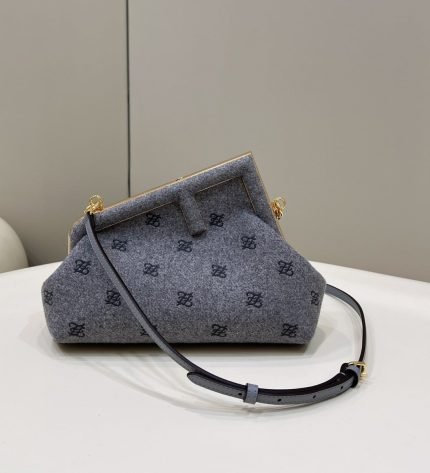 1:1 Replica Fendi First Small Blue Bag For Woman 26cm/10in
