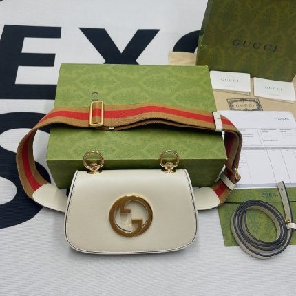 1:1 Replica Gucci Blondie Mini Bag White For Women, Women’s Bags 8.7in/22cm GG‎ ‎698643 UXXAG 9161