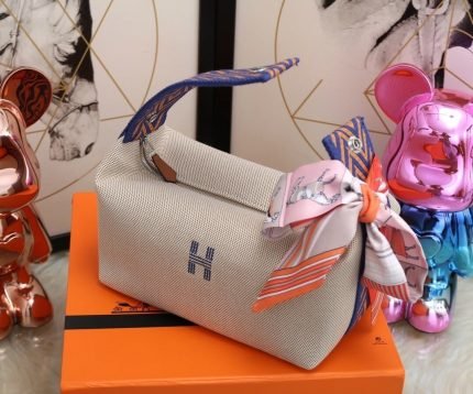 1:1 Replica Hermes Bride A Brac Case Grey Bag For Women, Women’s Handbags, Shoulder Bags 9.8in/25cm