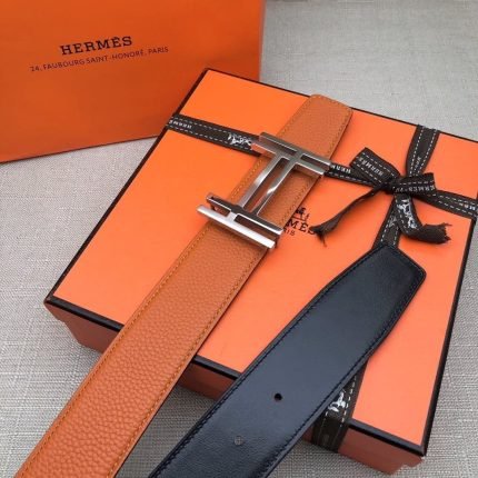 1:1 Replica Hermes H Belt Buckle & Reversible Brown For Women, Women Belt