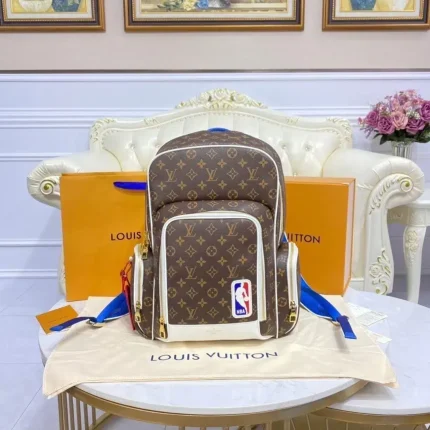 1:1 Replica Louis Vuitton LV LV x NBA New Backpack Monogram Canvas By Virgil Abloh Unique Bag For Men M45581 – 15.7in/40cm