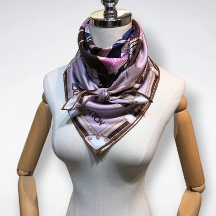 570829 Louis Vuitton Square 90 Silk Scarves