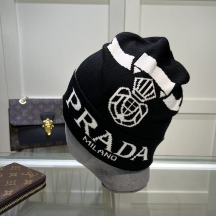 Prada Beanie In Black