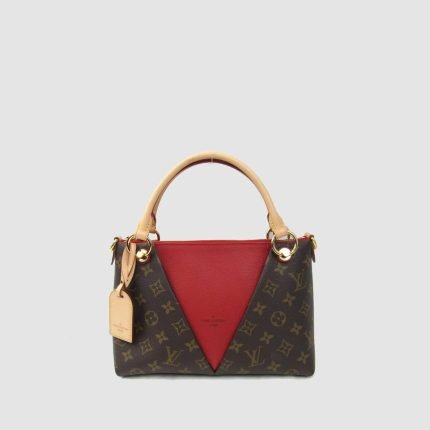 1:1 Replica Louis Vuitton LV V Tote BB Monogram Canvas Cerise Red Luxury Bag For Women M43966 – 10.6in/27cm