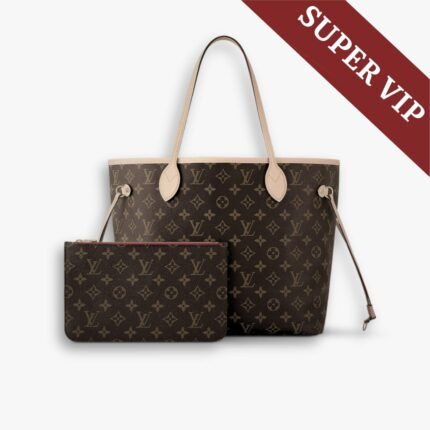 Super Vip 1:1 – Louis Vuitton Neverfull MM Bag Monogram Canvas Cerise Red 31Cm M46987