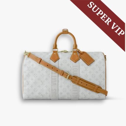 Super Vip 1:1 – Louis Vuitton Keepall Bandoulière 45 Off White 45Cm M14838