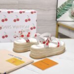 Louis Vuitton X Takashi Maya Platform Sandal Monogram Cherry 1Ahnsk - Image 7