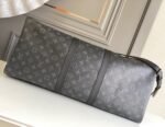 Summer Set: Louis Vuitton Keepall Bandoulière 50 Monogram Eclipse And Long Wallet Monogram Eclipse Trunk Zippy Black 19Cm - Image 7