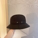 Prada Mesh Panel Bucket Hat Black - Image 2