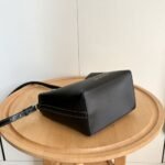 Gucci Gg Emblem Small Bucket Bag Black Leather 20Cm 815118 Aaec2 1000 - Image 6