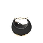 Fendi Nano Fendigraphy Black Leather Charm 16Cm 7AS089A5DYF1HEJ
