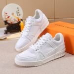Louis Vuitton Lv Trainer Sneaker White 1A9G50 - Image 9