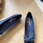Chanel Ballet Flats Navy Blue G02819 B19028 Nacis - Image 6