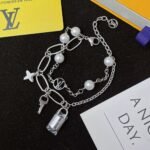 Louis Vuitton Lv Mix Chains Armband Silver M1380A - Image 2