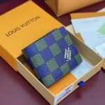Louis Vuitton Multiple Wallet Blue Green 11Cm N00142 - Image 2