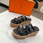 Hermes Isabella 30 Sandal Black H241120Z 02360 - Image 7