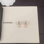 Chanel D25 Cc Bow Earrings Gold Metal Abf537 B19997 Nafvg - Image 6