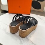 Hermes Isabella 30 Sandal Black H241120Z 02360 - Image 6