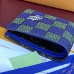 Louis Vuitton Multiple Wallet Blue Green 11Cm N00142 - Image 3