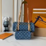 Louis Vuitton Papillon Monogram Denim Blue 29Cm M46830 - Image 2