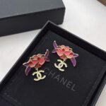 Chanel Pendant Earrings Gold And Multicolour Abf933 B21129 U2138 - Image 6