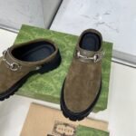 Gucci Women Mule With Horsebit Dark Green ‎835829 Aae3R 3037 - Image 8