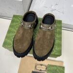 Gucci Women Mule With Horsebit Dark Green ‎835829 Aae3R 3037 - Image 2