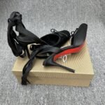 Christian Louboutin Cassia Lace Up Black 1250498B439 - Image 5