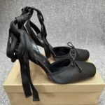 Christian Louboutin Cassia Lace Up Black 1250498B439 - Image 3