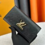 Louis Vuitton Twist Wallet Black 19Cm M80690 - Image 3