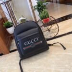 Gucci Print Leather Backpack Black 41Cm - Image 2