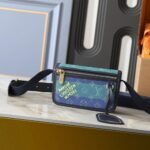 Louis Vuitton Bosphore Wearable Wallet Blue Stripes 19Cm M15173 - Image 2