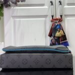 Super Vip 1:1 – Louis Vuitton Trio Messenger Monogram Eclipse Reverse Turquoise 25Cm M11648 - Image 5