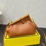 Fendi First Small Nappa Leather Bag Brown 26Cm 8Bp129Abvef0Nyj - Image 2