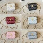 Chanel 21A Mini Flap Coin Purse With Chain Black 12Cm Ap2290 B06092 94305 - Image 8