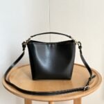 Gucci Gg Emblem Small Bucket Bag Black Leather 20Cm 815118 Aaec2 1000 - Image 5