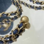 Chanel Denim Rectangular Pearl Crush GHW 20cm - Image 4