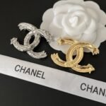 Chanel Cc Brooch Silver With Stones Attached And Two Stars - Image 6