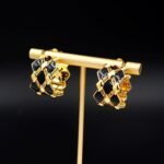 Louis Vuitton Lv Malletage Earrings Gold M01685 - Image 8