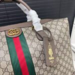 Gucci Savoy Medium Duffle Bag Beige And Dark Brown 43Cm 834469 FAEOI 9746 - Image 4