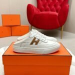 Hermes Keep Sneaker Blanc And Natural H251913Zha3415 - Image 2