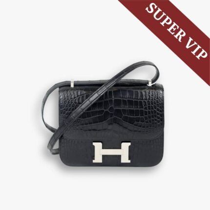 Super Vip 1:1 – Hermes Constance Shiny Black 19cm
