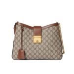 Gucci Padlock Gg Medium Shoulder Bag Brown 33Cm ‎795113 Khnkg 8534