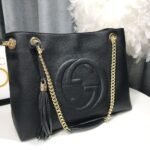 Gucci Soho Shoulder Bag Black 38Cm - Image 2