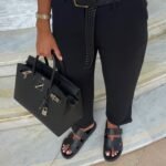 Iconic Set: Hermès Birkin B25 Togo And Chypre Sandal - Image 3