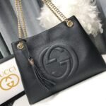 Gucci Soho Shoulder Bag Black 38Cm - Image 4